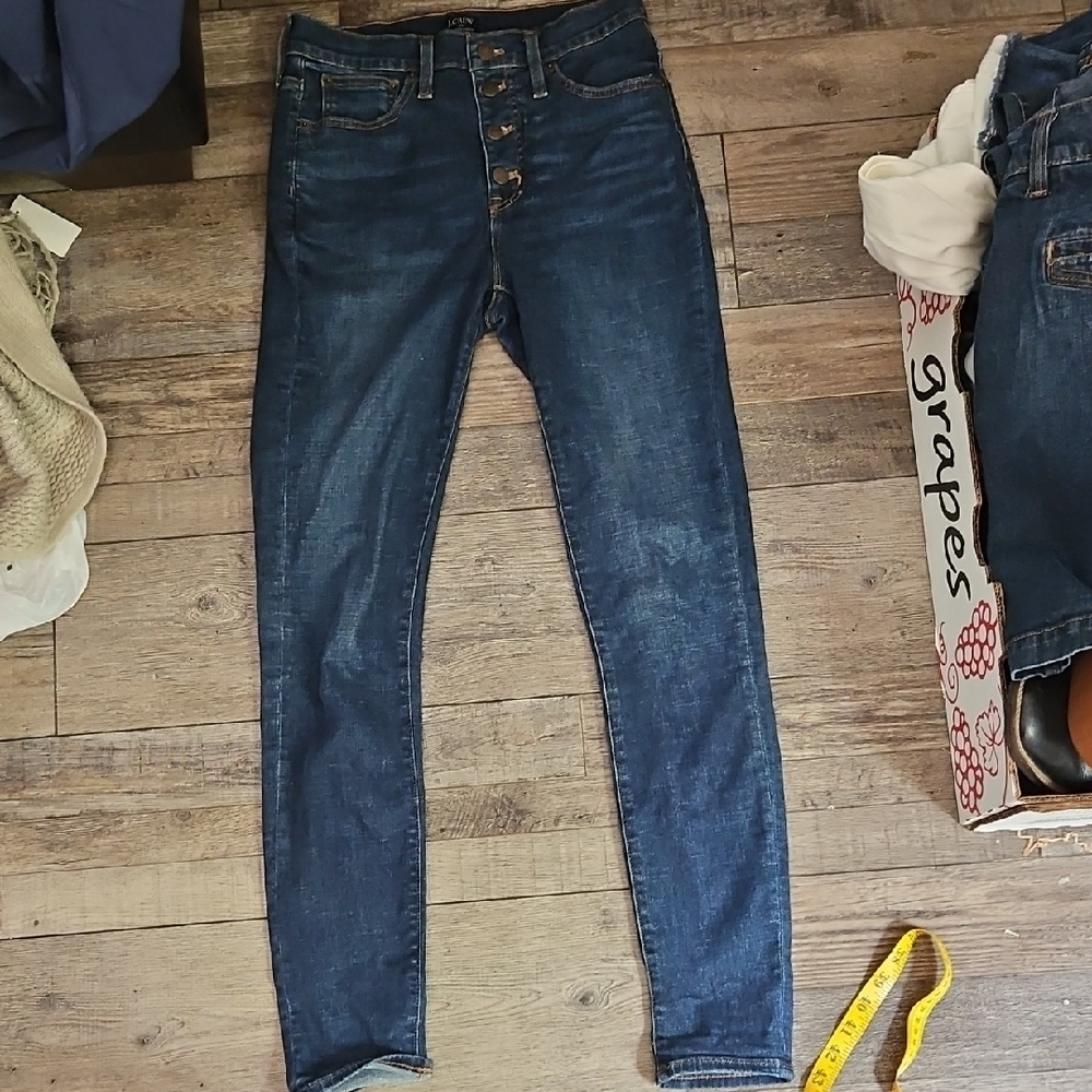 J. Crew High Rise Blue Jeans Classic Denim